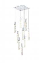 Elegant 2088D20C - Pendant L20"W20"H24"L9 Chrome