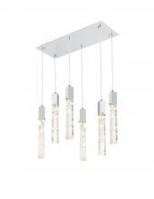 Elegant 2088D32C - Pendant L32"W12"H24"L6 Chrome