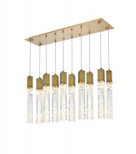 Elegant 2088D42SG - Pendant L42"W12"H24"L10 Satin Gold