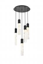Elegant 2089D20C - Pendant D20"H24"L5 Chrome