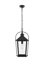 Elegant OD605H20BK - Hanging W11"xD9"xH20.2" Lt1/E26/60W Black