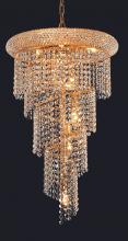 Elegant V1801SR16G/RC - Spiral Hang No Neck D16"H26"L8 GD RC