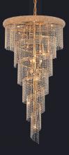 Elegant V1801SR30G/RC - Spiral Hang No Neck D30"H54"L22 GD RC
