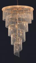 Elegant V1801SR48G/RC - Spiral Hang No Neck D48"H72"L29 GD RC