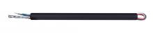 Canarm DR1210 - Downrod, 12inch Matte Black C/W Wiring Harness